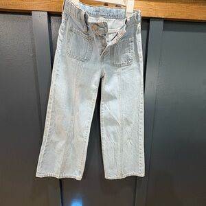 Old Navy Light Blue Baggy Wide-Leg Jeans